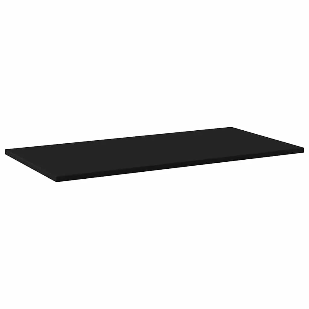 Floating Shelf Boards 4 Pack Black Wall Mount Storage Shelving Unit Organiser