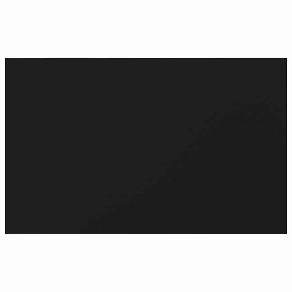 Floating Shelf Boards 4 Piece Black Wall Mounted Storage Shelving Panel Set