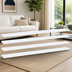 Specifications of White Floating Bookshelf Boards (4 pcs)
