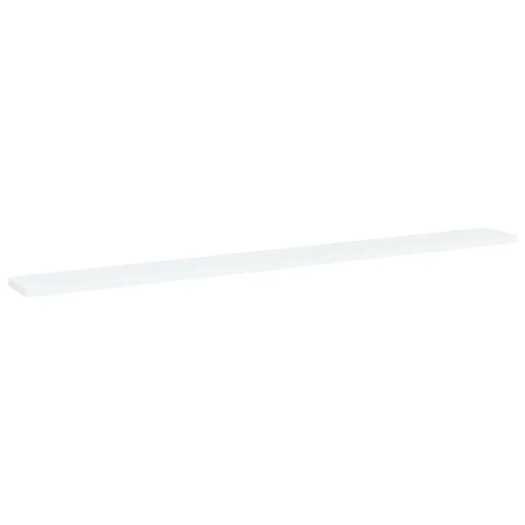 White Floating Bookshelf Boards (4 pcs)