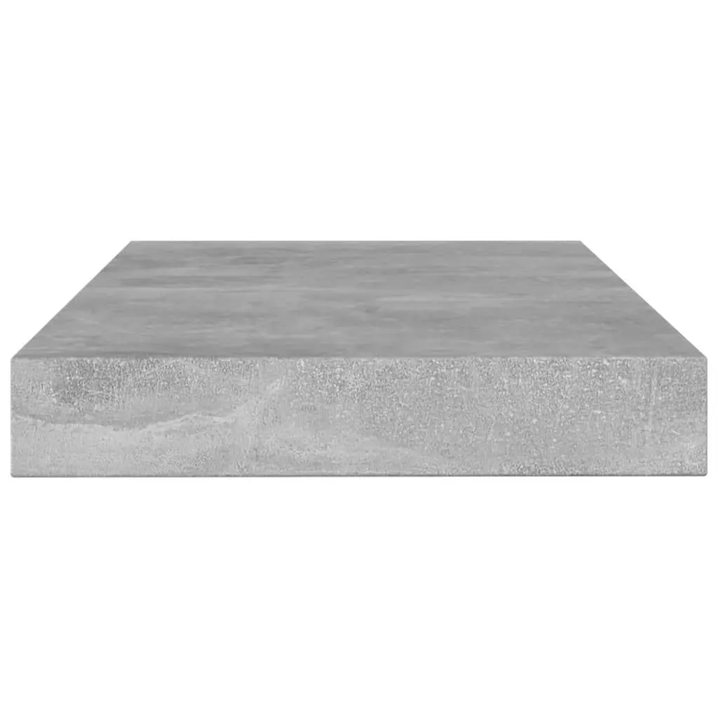 Floating Shelf Boards 4 Pack Grey Storage Shelving Engineered Wood Wall Mount
