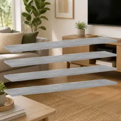 4 pcs Grey Floating Shelf Boards – Specifications Inside