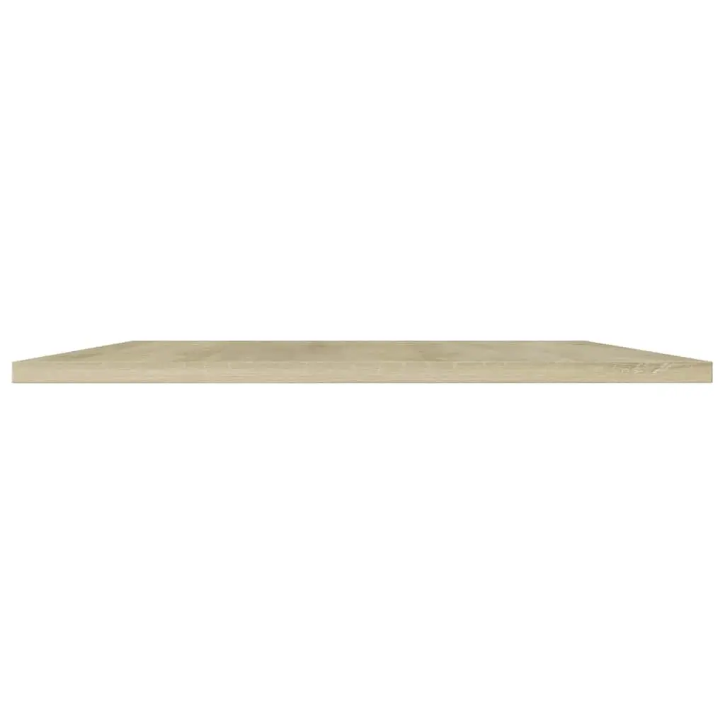 Floating Shelves Boards 4 Pack Wall Mounted Storage Engineered Wood Brown