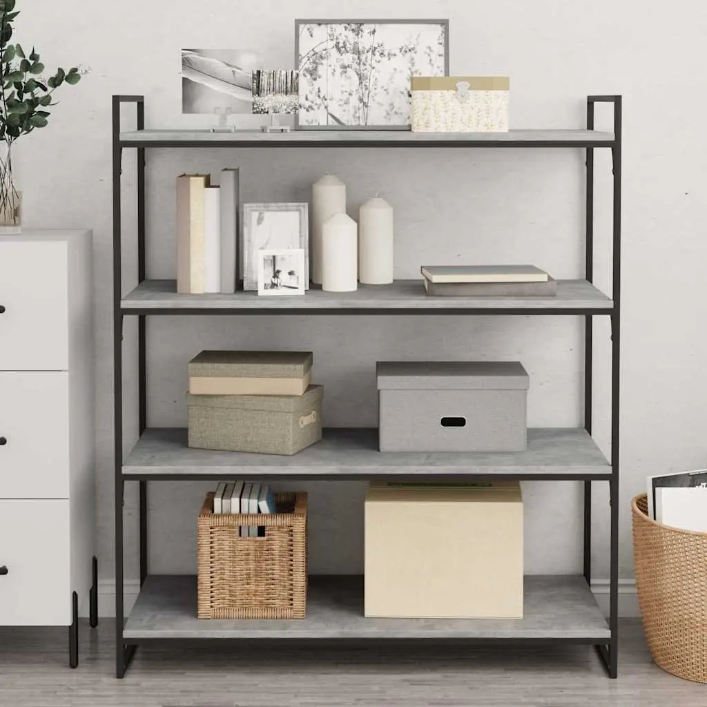 4 Grey Floating Shelf Boards