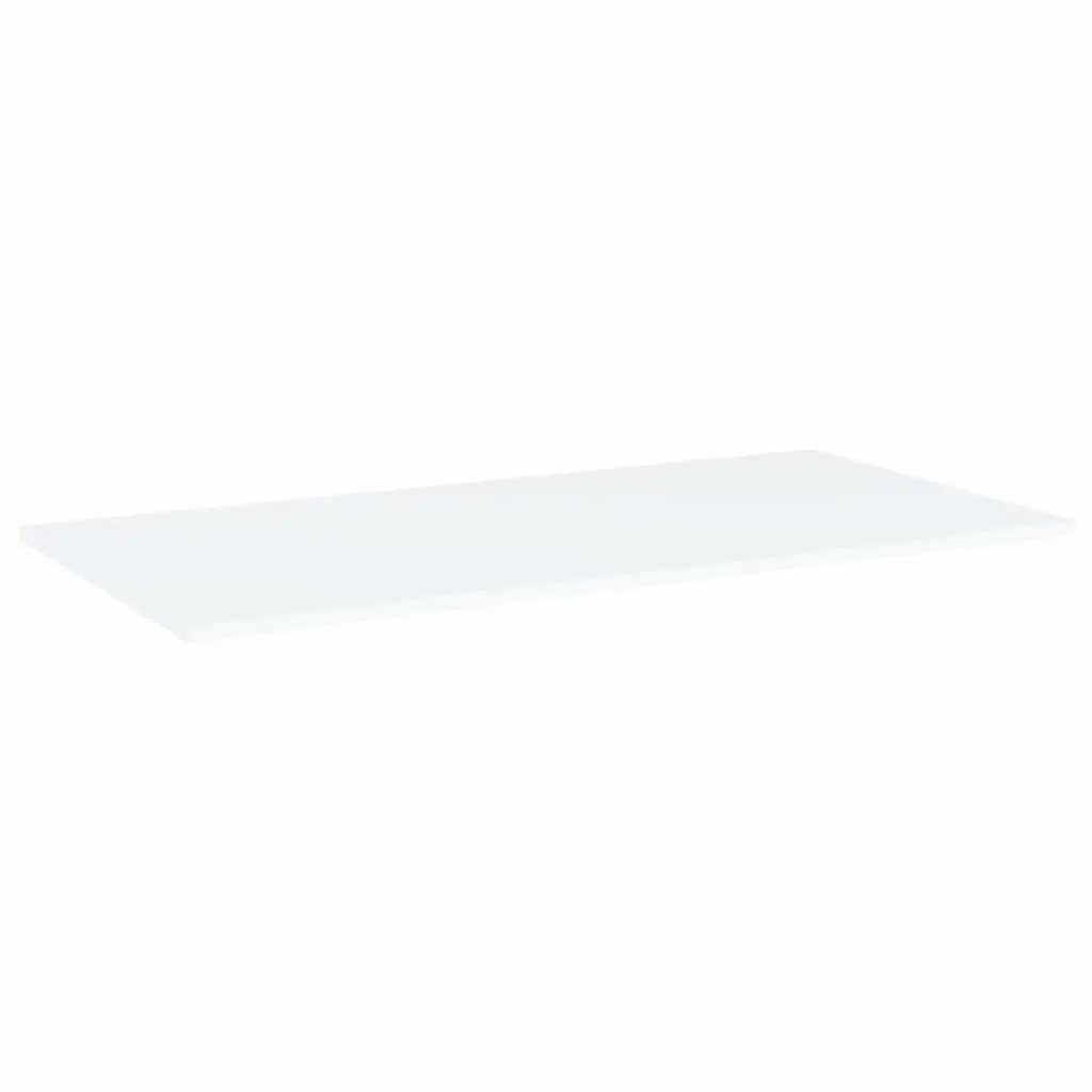 Bookshelf Boards 4 pcs White Storage Shelves Floating Wall Mounted Display