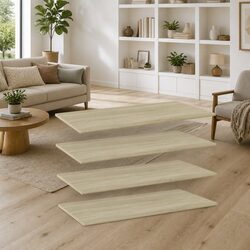 Floating Shelf Boards - 4 Pack, 100x50x1.5cm, Brown