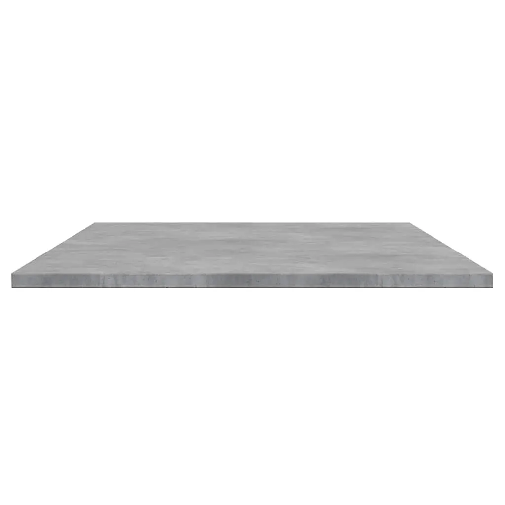 Bookshelf Boards 4 Pieces Grey Wall Storage Shelves Floating Display Panels