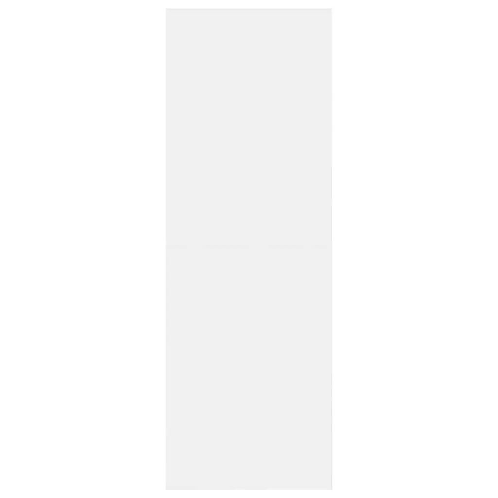 Wall-mounted TV Cabinet White Storage Unit 3 Compartments Display Organiser