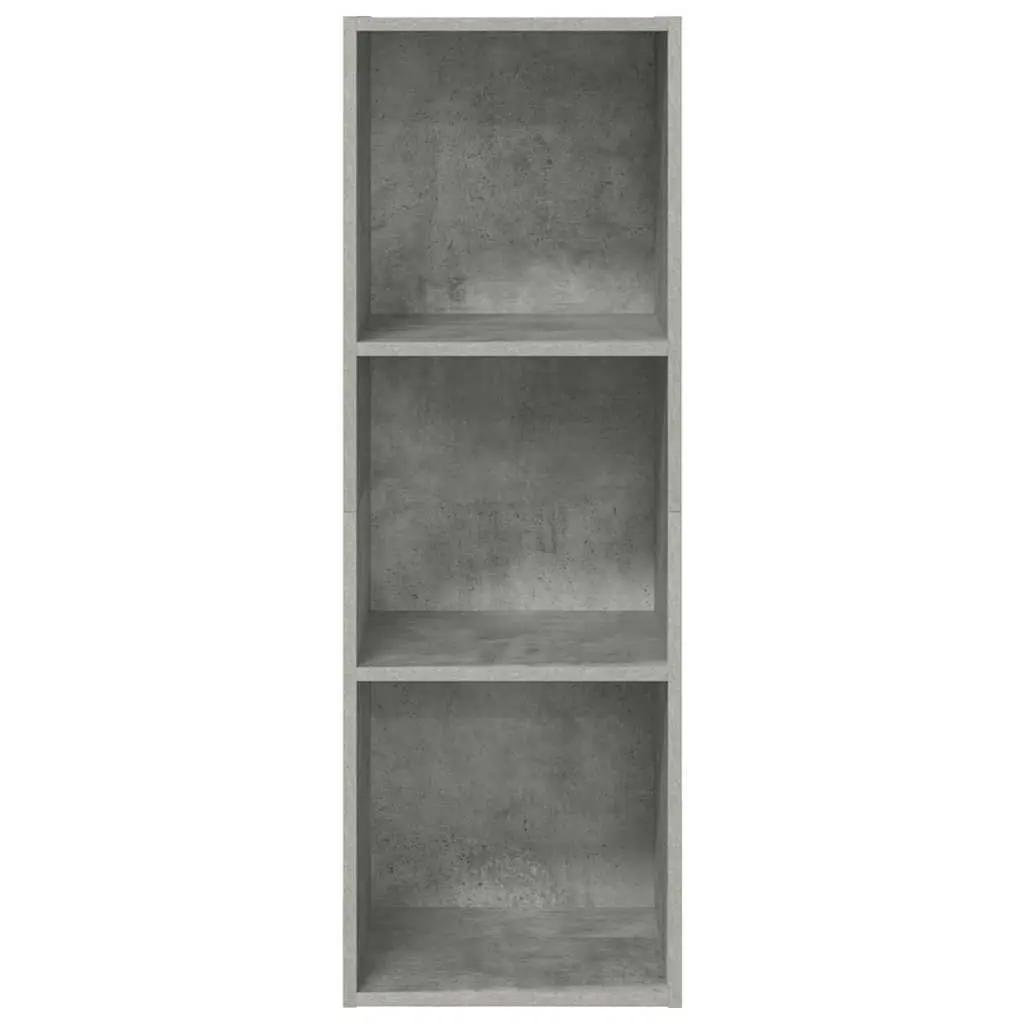 Wall-mounted TV Cabinet Grey 37x37x107cm Engineered Wood Storage Unit