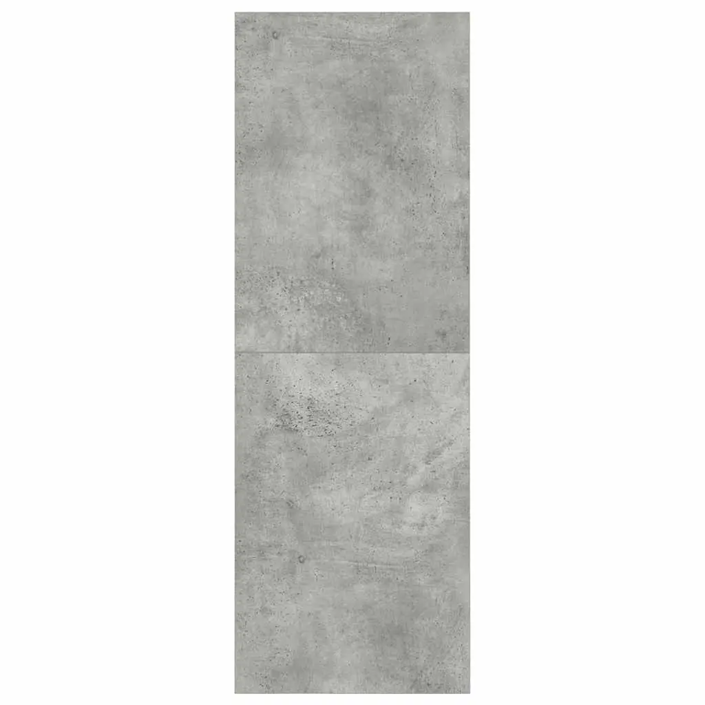 Wall-mounted TV Cabinet Grey 37x37x107cm Engineered Wood Storage Unit