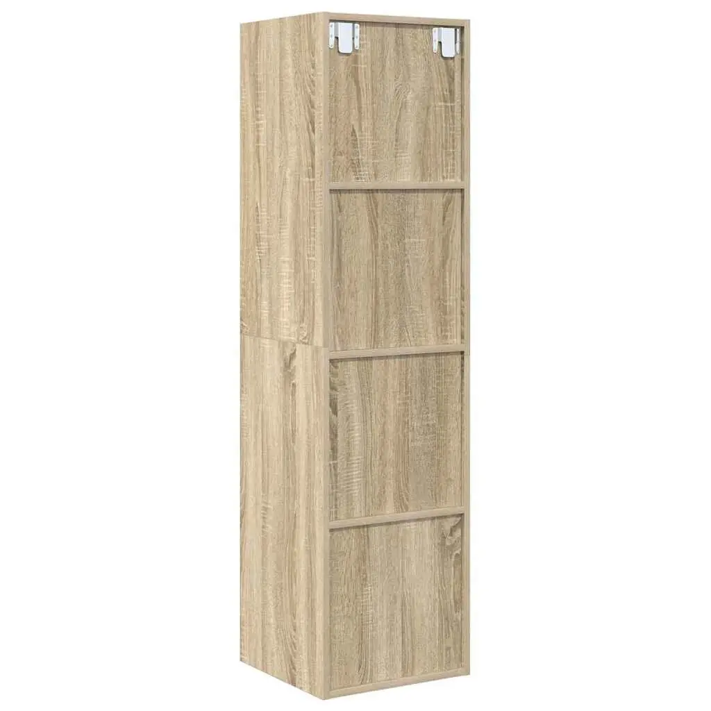 Wall-mounted TV Cabinet for Home Entertainment Space 37 x 37 x 142.5 cm