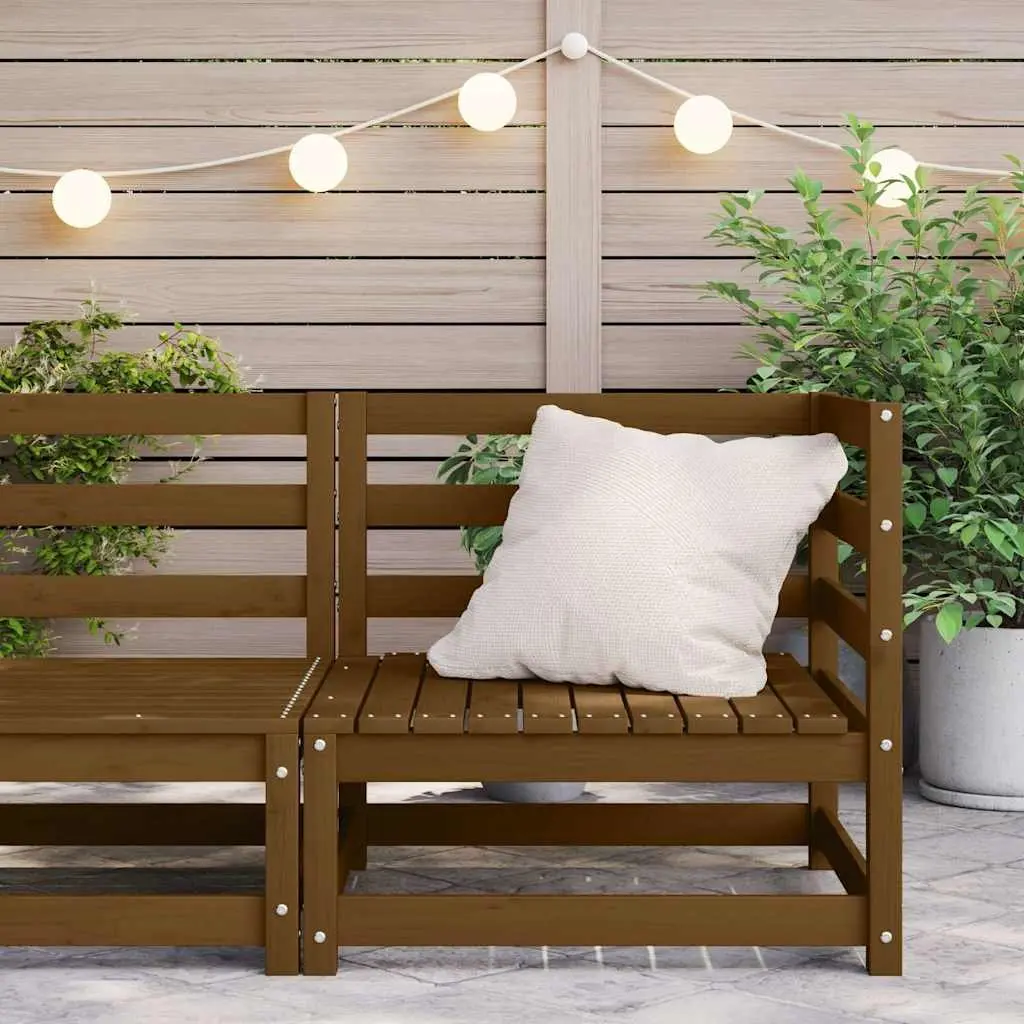 Solid Pinewood Garden Corner Sofa