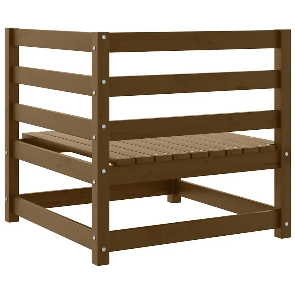 Solid Pinewood Garden Corner Sofa