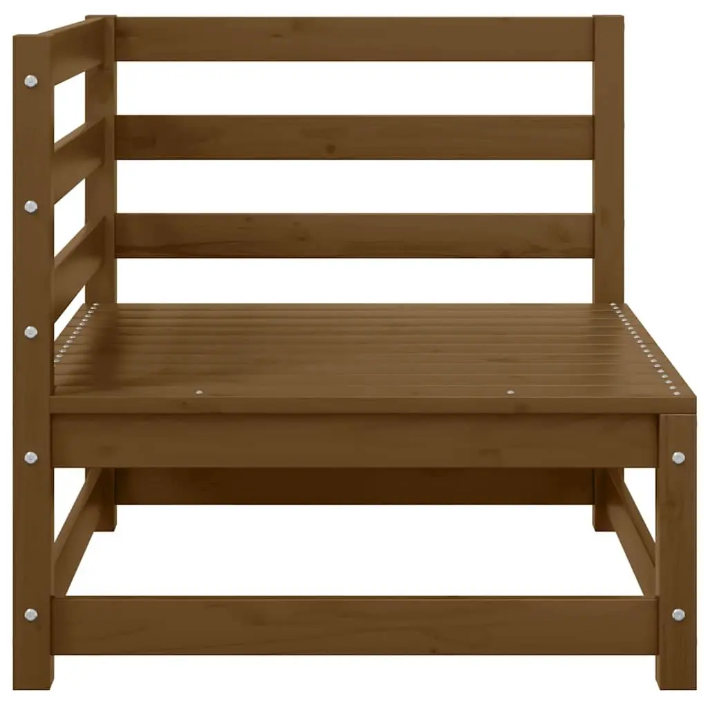 Solid Pinewood Garden Corner Sofa