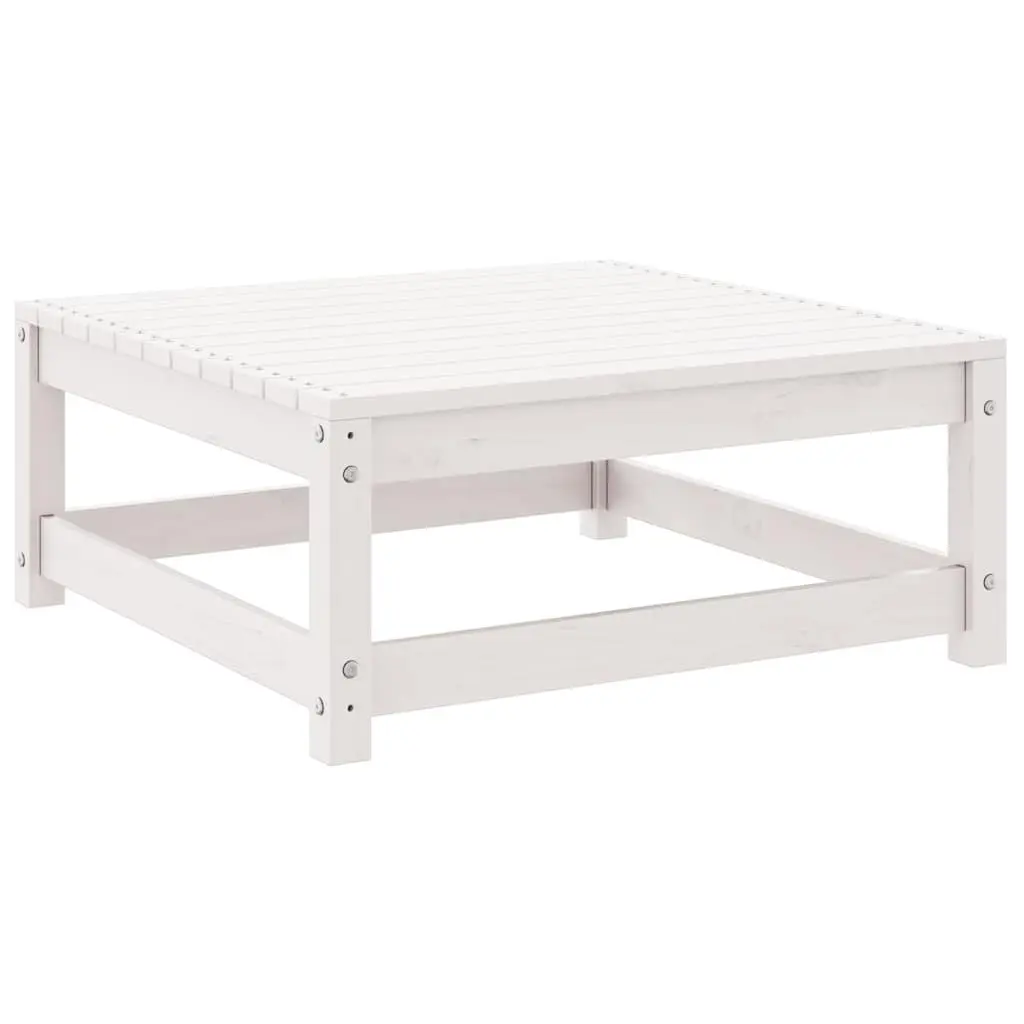 Outdoor Sectional Sofa Lounge Set 2 Piece White Garden Furniture