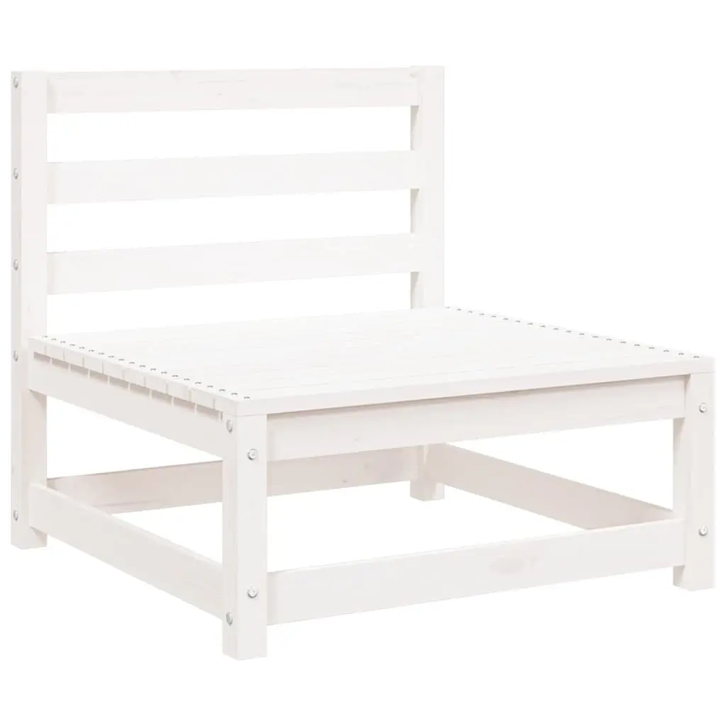 Outdoor Sectional Sofa Lounge Set 2 Piece White Garden Furniture