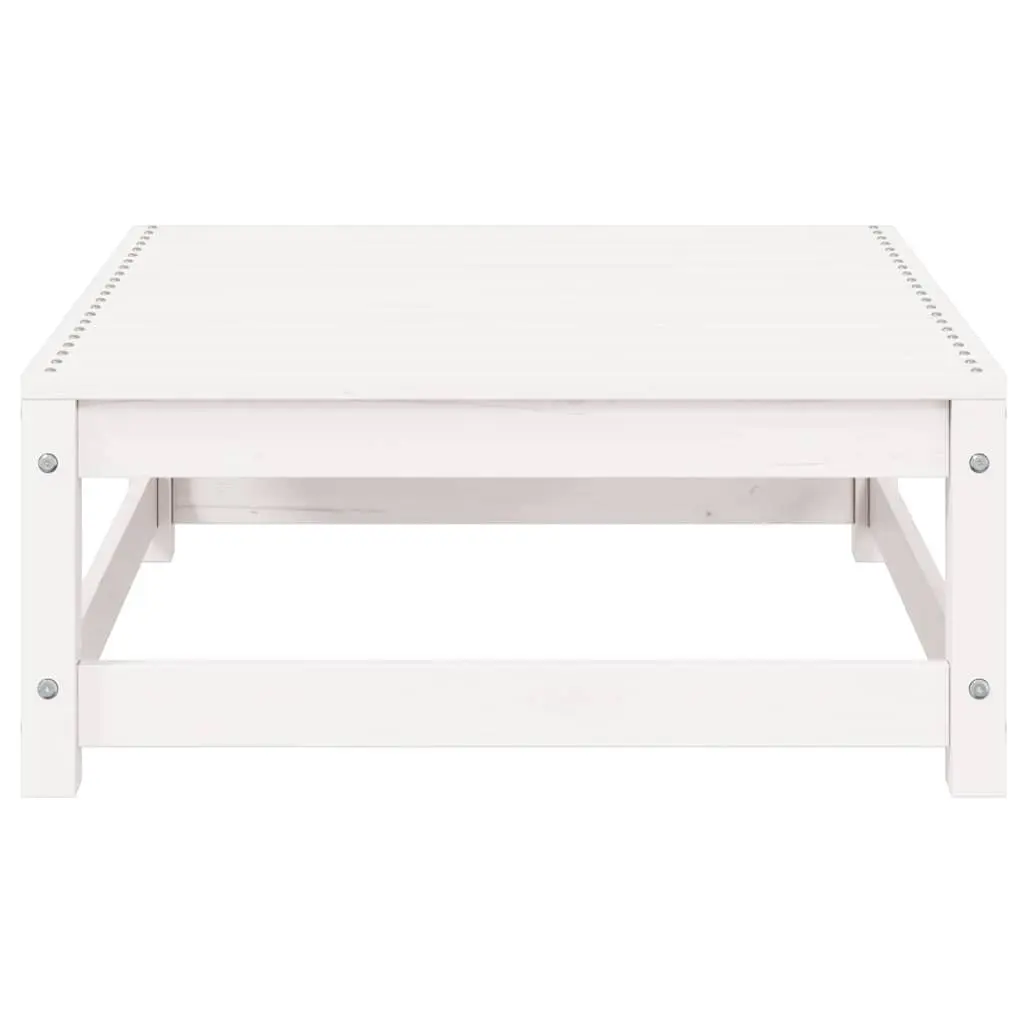 Outdoor Sectional Sofa Lounge Set 2 Piece White Garden Furniture