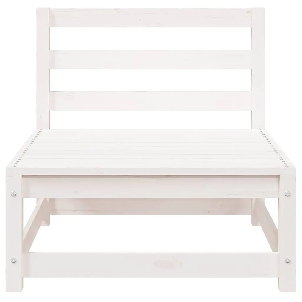 Outdoor Sectional Sofa Lounge Set 2 Piece White Garden Furniture