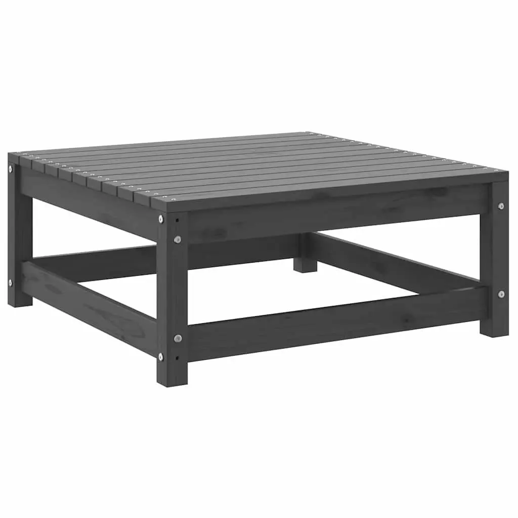Outdoor Sectional Sofa Lounge Set 2 Piece Grey Garden