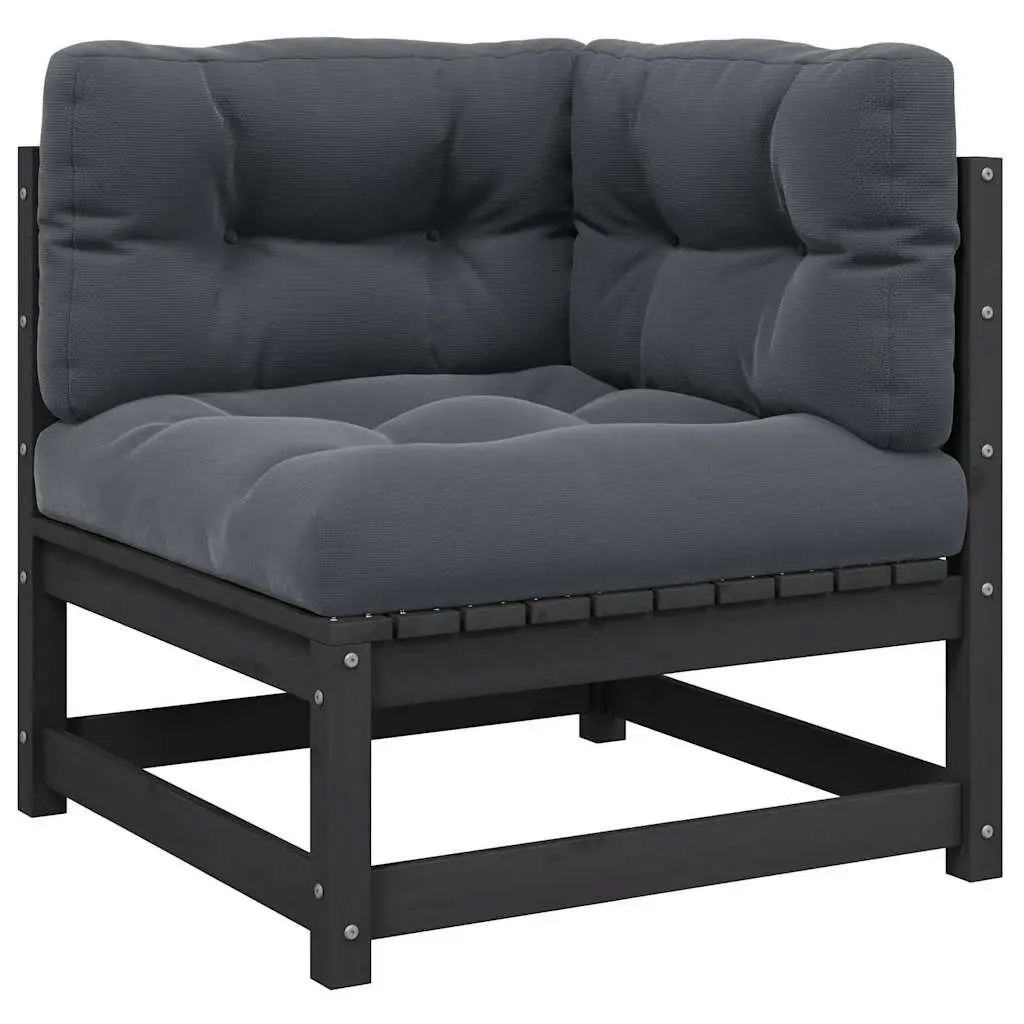 Garden Corner Sofa Modular Outdoor Sectional with Cushions Pinewood Lounge Set