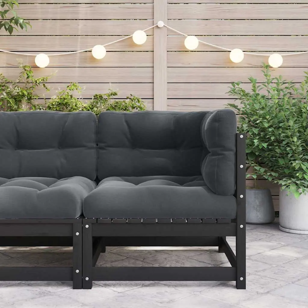 Garden Corner Sofa Modular Outdoor Sectional with Cushions Pinewood Lounge Set