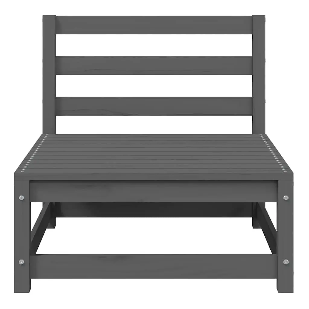 Grey Modular Outdoor Middle Sofa