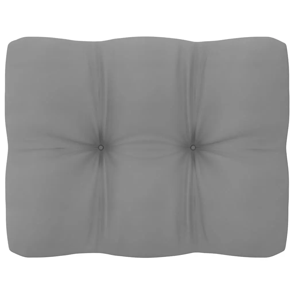 Garden Lounge Set Outdoor Patio Sofa with Cushions Grey 2 Piece