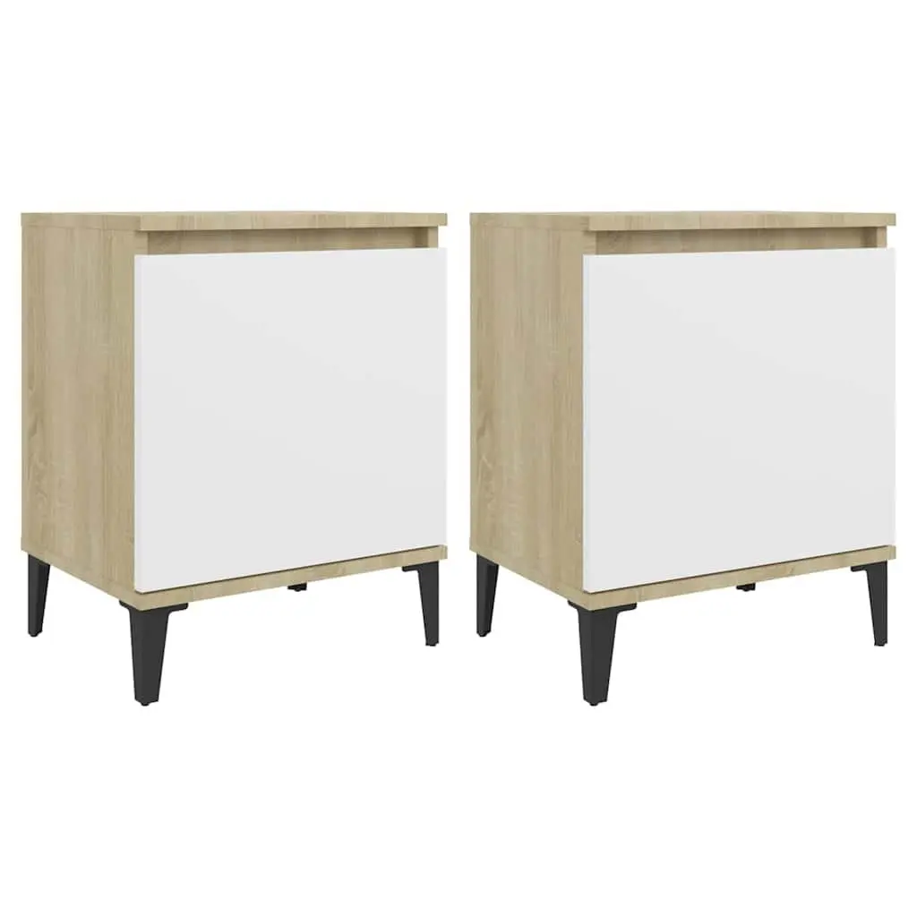 Bedside Table with Reversible Door Opening