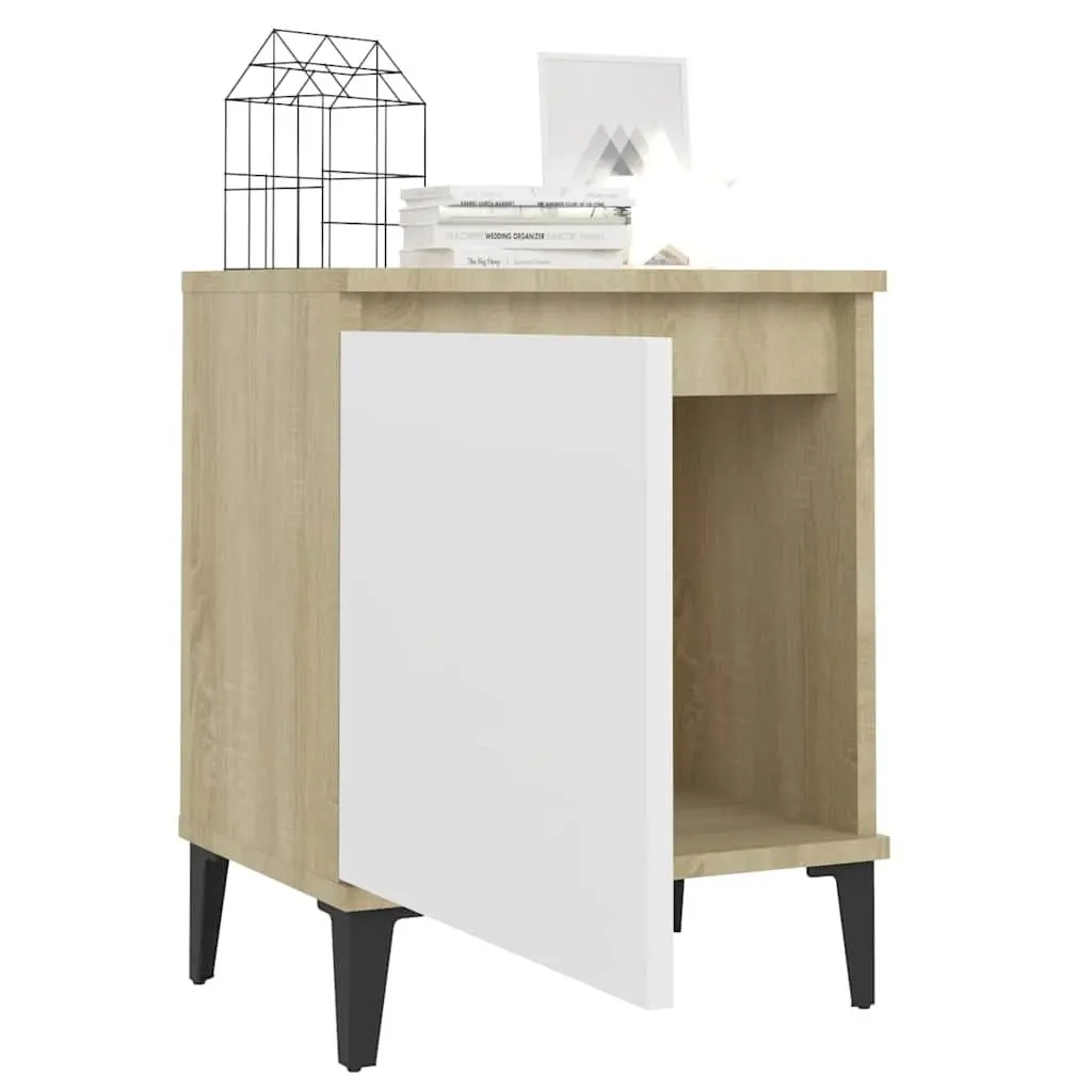 Bedside Table with Reversible Door Opening