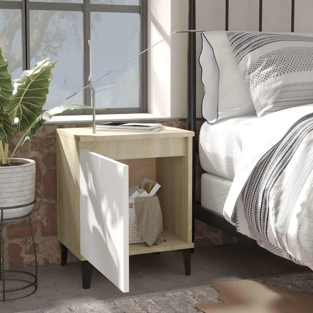 Bedside Table with Reversible Door Opening