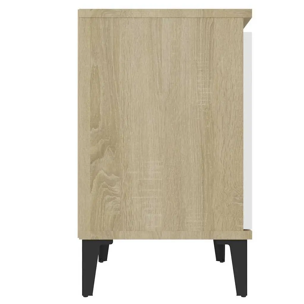 Bedside Table with Reversible Door Opening
