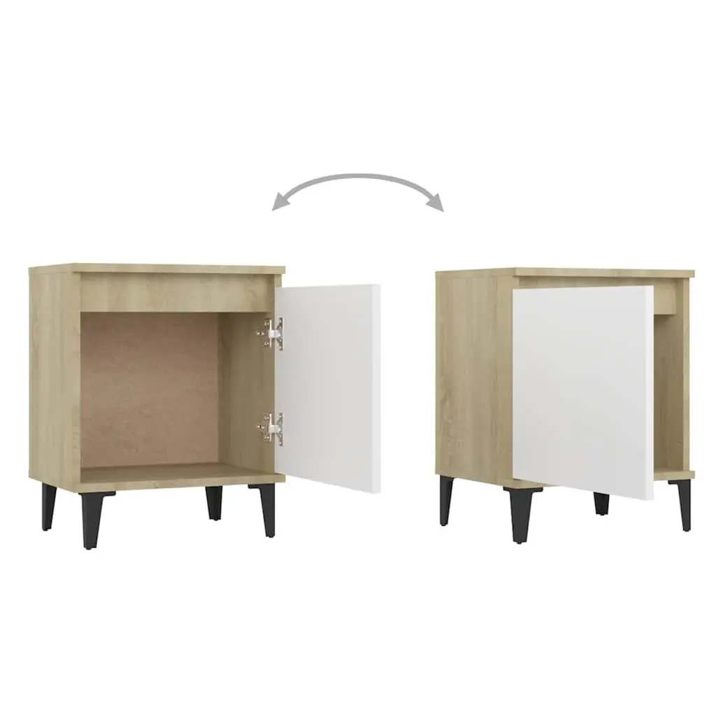 Bedside Table with Reversible Door Opening