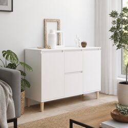 White Sideboard Dimensions and Specs: 101x35x70 cm