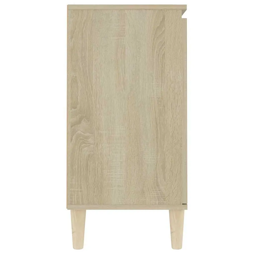 Sideboard Cabinet Living Room Brown Engineered Wood 2 Drawers 2 Doors