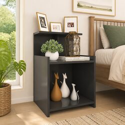 Grey Nightstands: Dimensions 40W x 35D x 60H cm – 2 pcs