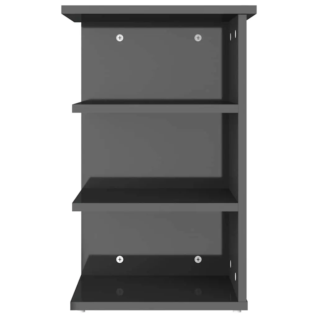 Side Cabinet for Living Room Grey 35W x 35D x 55H cm