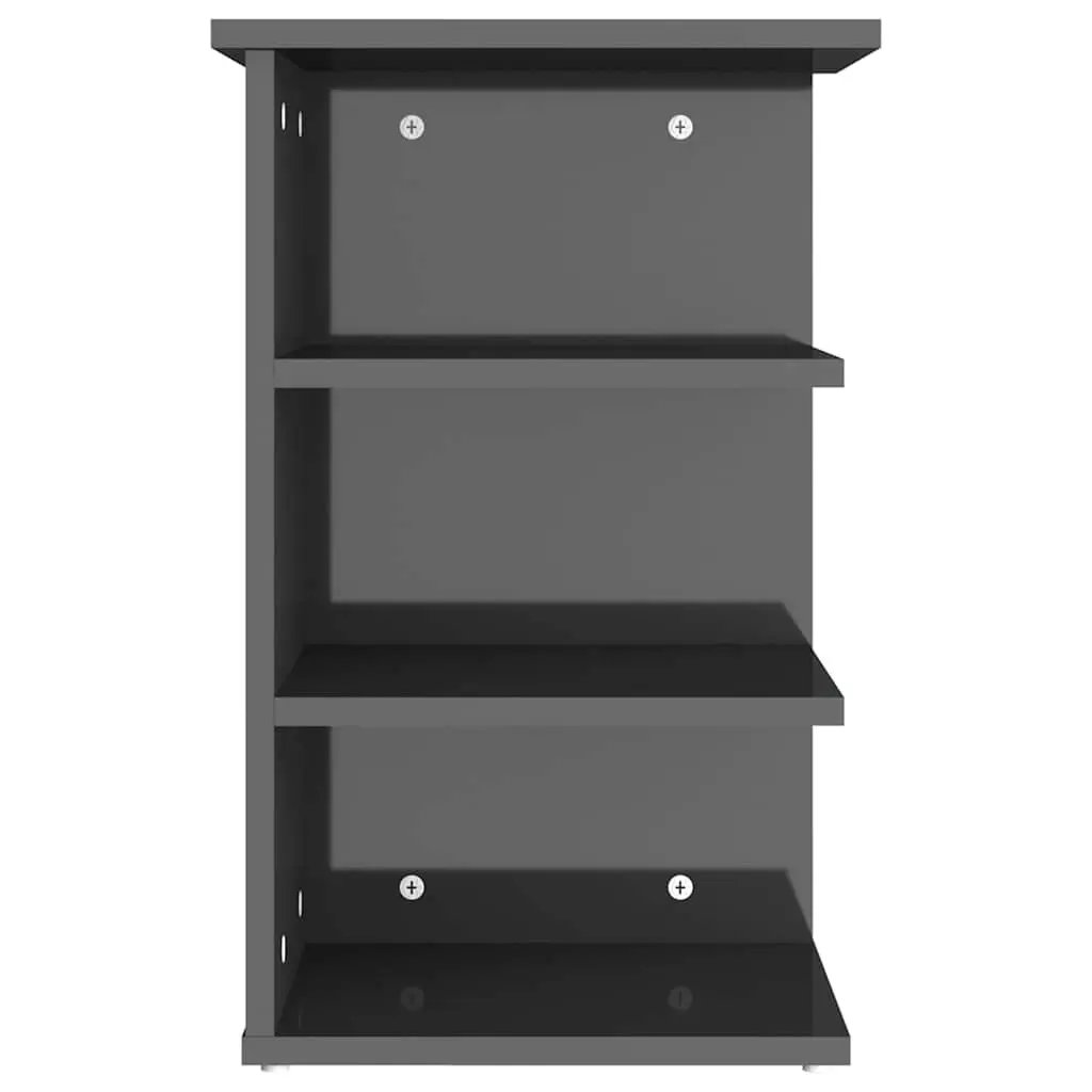 Side Cabinet for Living Room Grey 35W x 35D x 55H cm