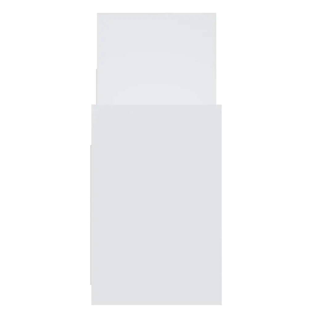 White Engineered Wood Side Cabinet