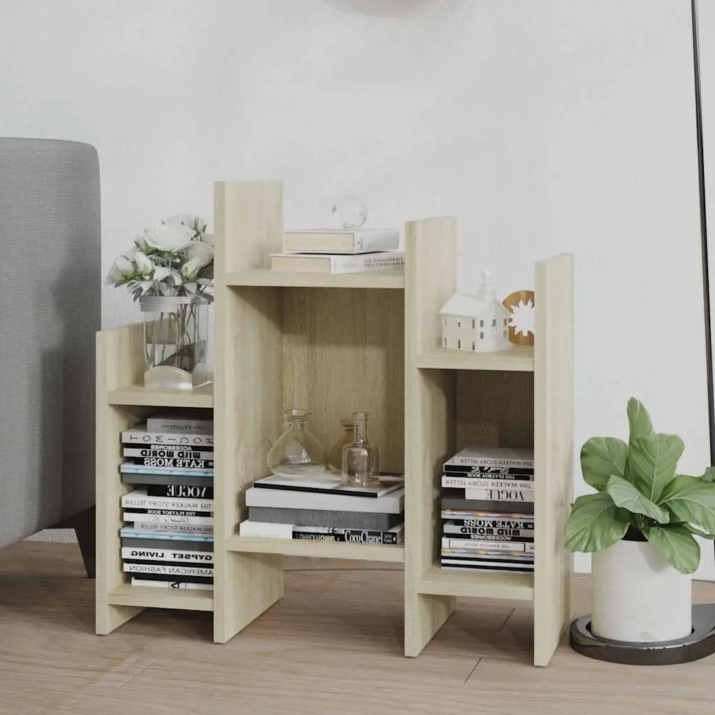Side Cabinet Brown Storage Buffet Shelves Sofa Table Furniture Engineered Wood
