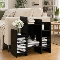 Specifications of High Gloss Black Side Cabinet