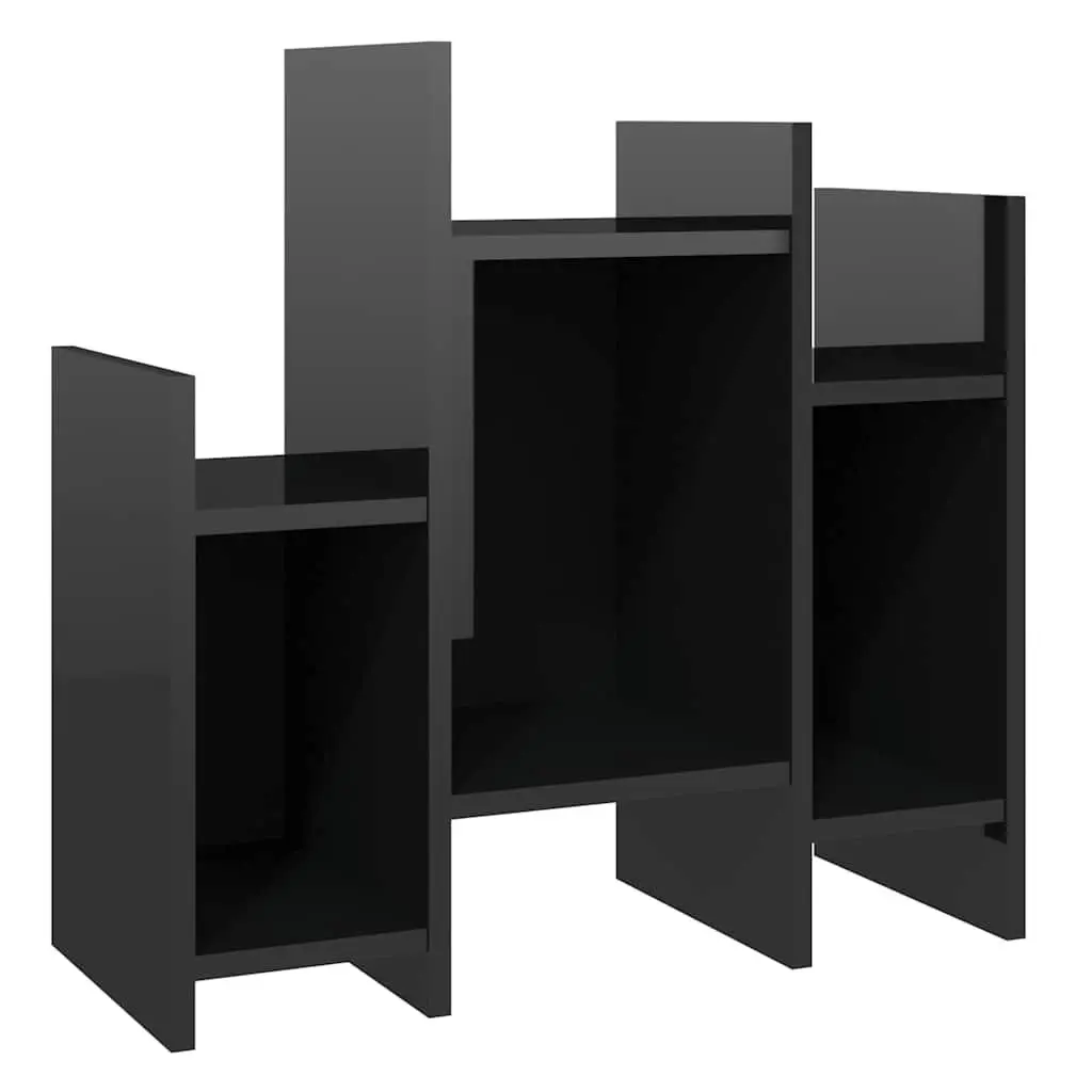 High Gloss Black Side Cabinet