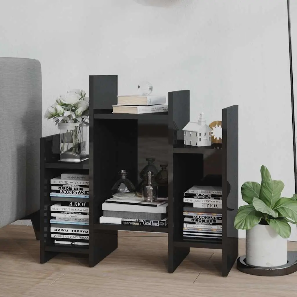 High Gloss Black Side Cabinet