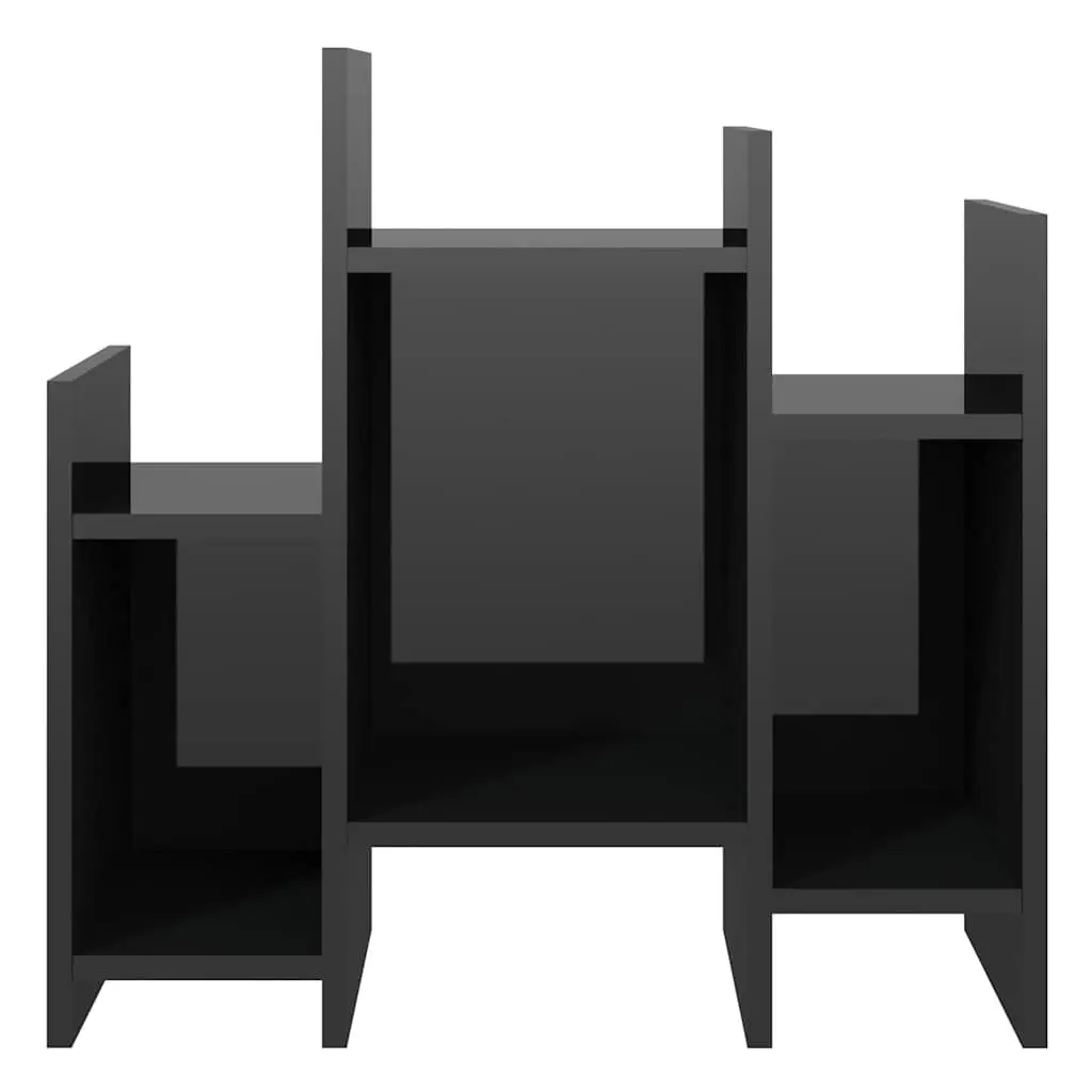 High Gloss Black Side Cabinet