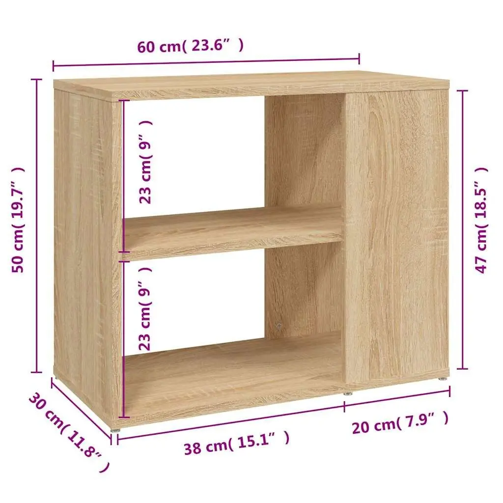 Brown Storage Sideboard Organizer