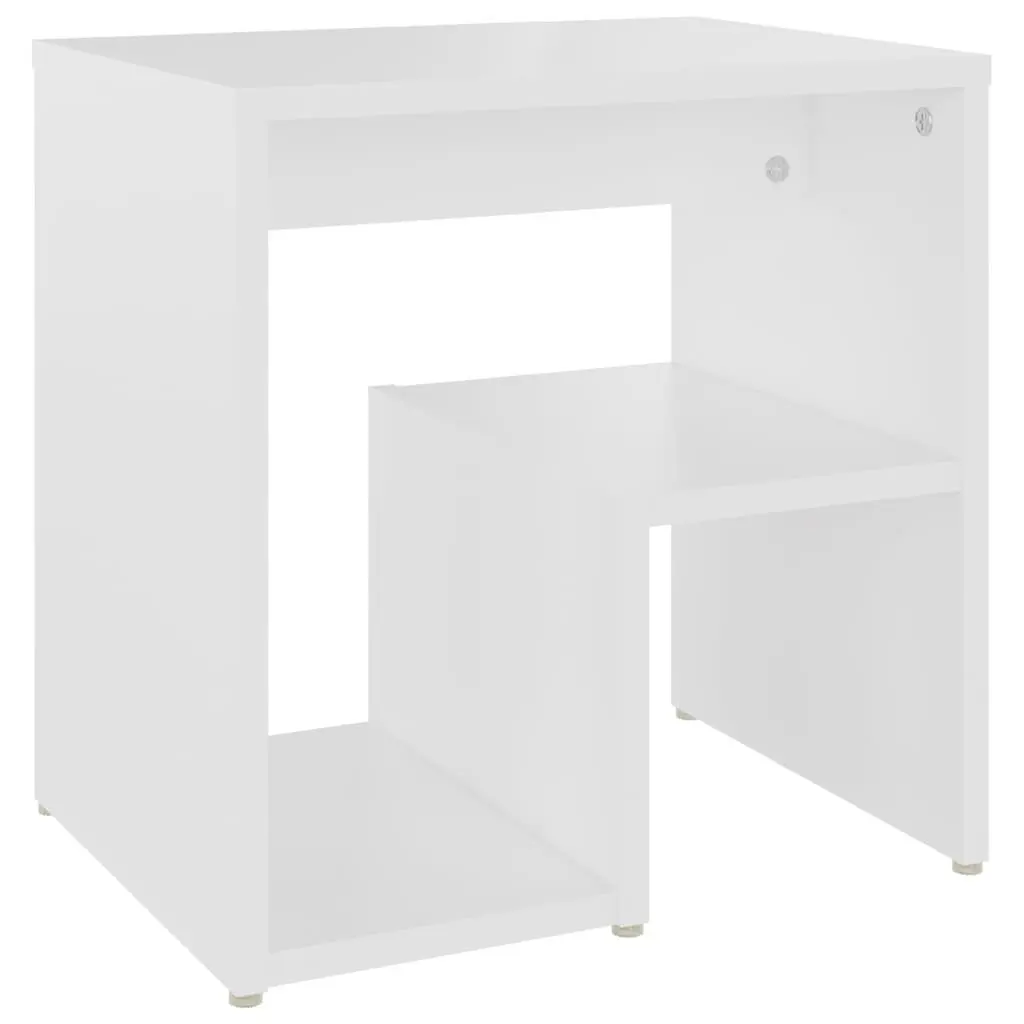 White Nightstand Cabinet, 2 Pack