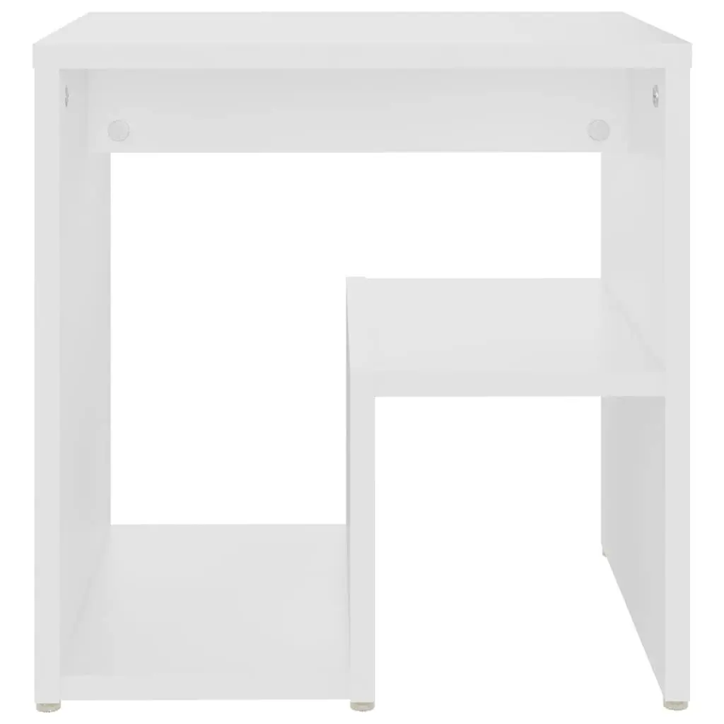 White Nightstand Cabinet, 2 Pack