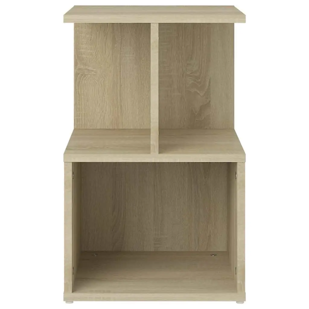 Bedside Cabinets Set 2 pcs Bedroom Storage Open Shelves Brown Engineered Wood