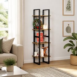 4-Tier Book Cabinet Specifications: 40x30x140 cm