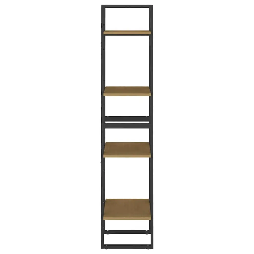 4-Tier Book Cabinet for Home 40x30x140 cm Standing Bookshelf Storage Shelving Unit Brown