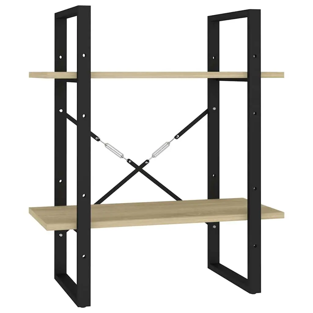 Engineered Wood 2-Tier Book Cabinet
